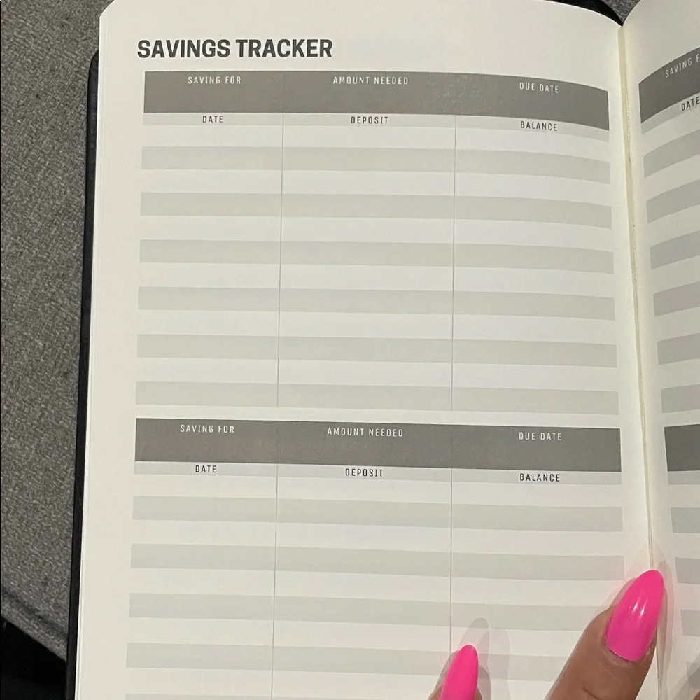 Productivity Store Black Budget Planner